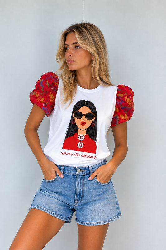 T-shirt Blow Amour d'été