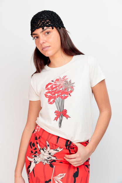 T-shirt basique Branche Baisers NG