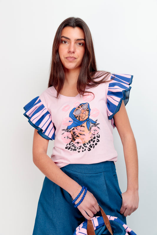 Pico Dúa Beso Leo T-shirt
