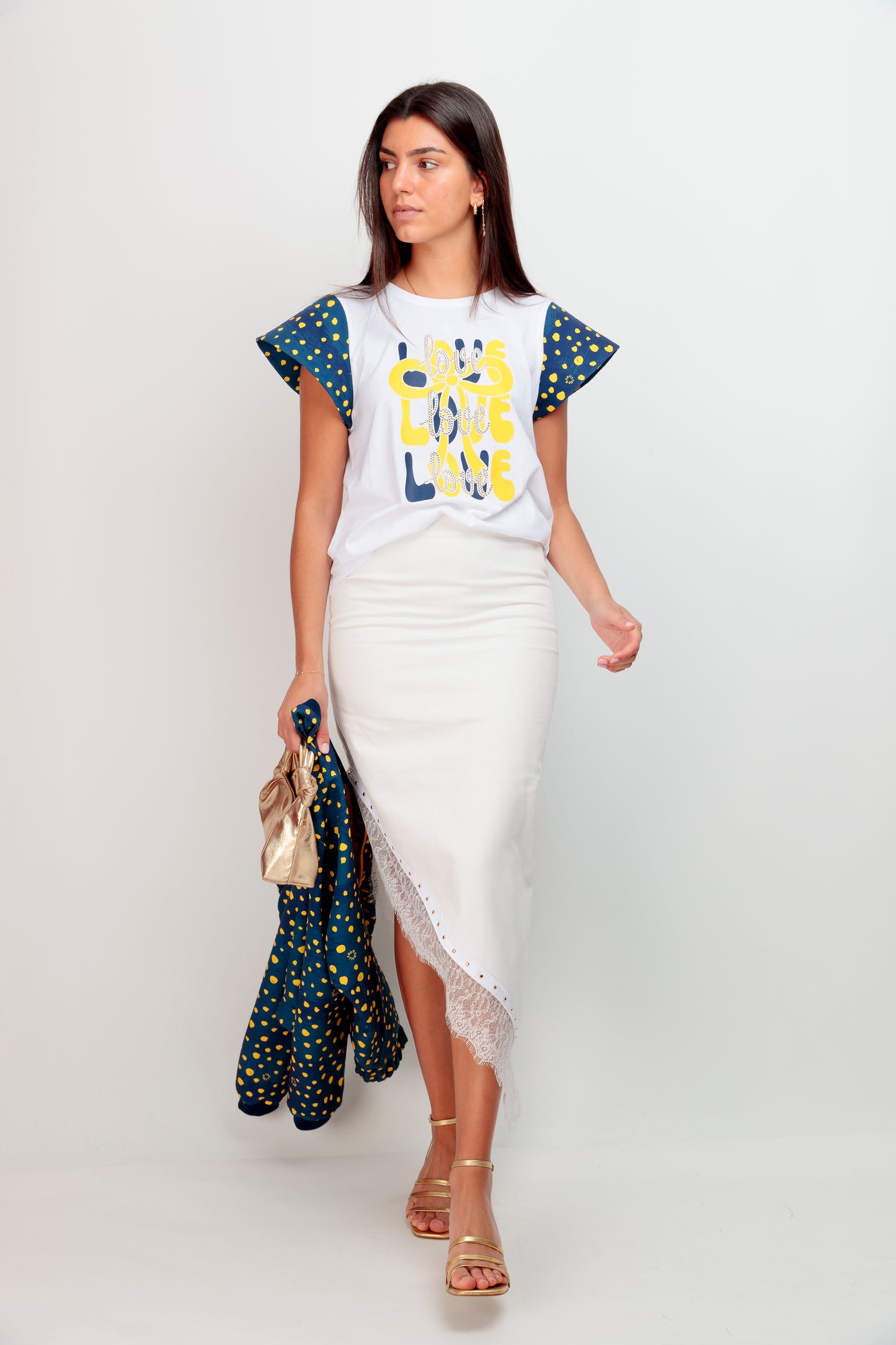 T-shirt Lucía Pois Strass