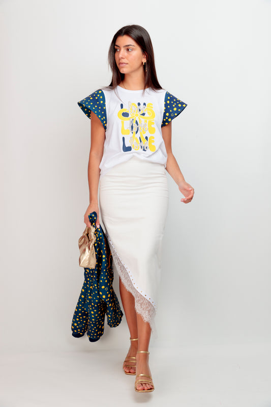 T-shirt Lucía Pois Strass