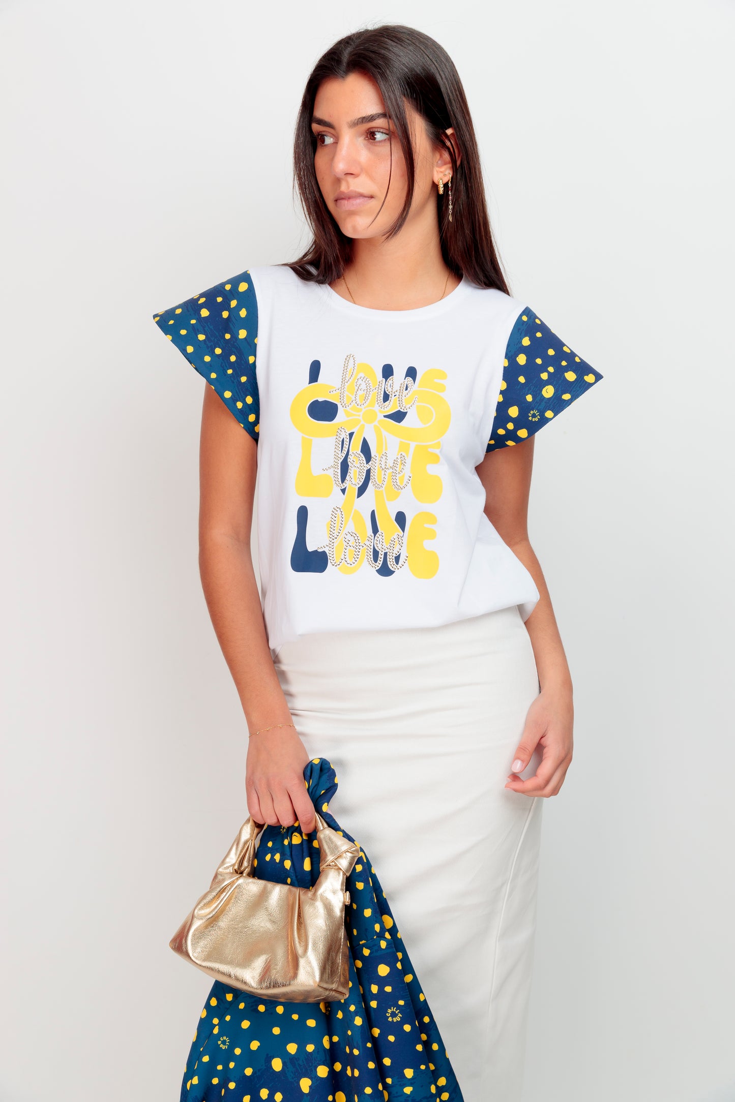 T-shirt Lucía Pois Strass