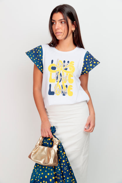 T-shirt Lucía Pois Strass