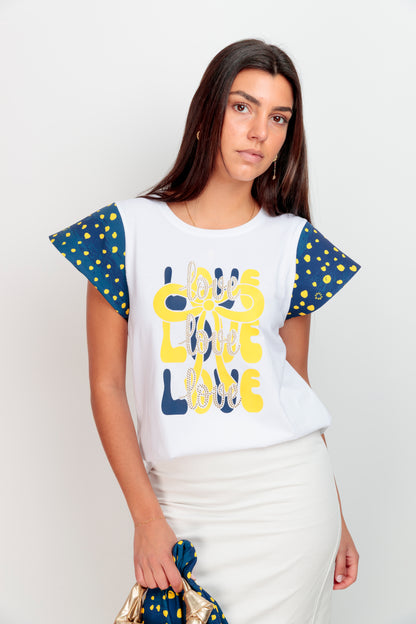 T-shirt Lucía Pois Strass