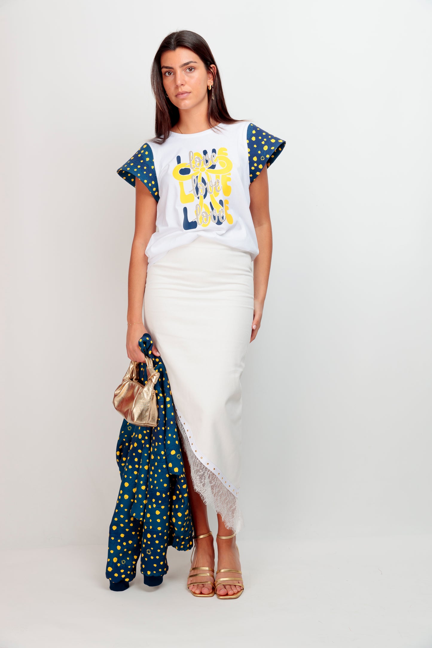 T-shirt Lucía Pois Strass