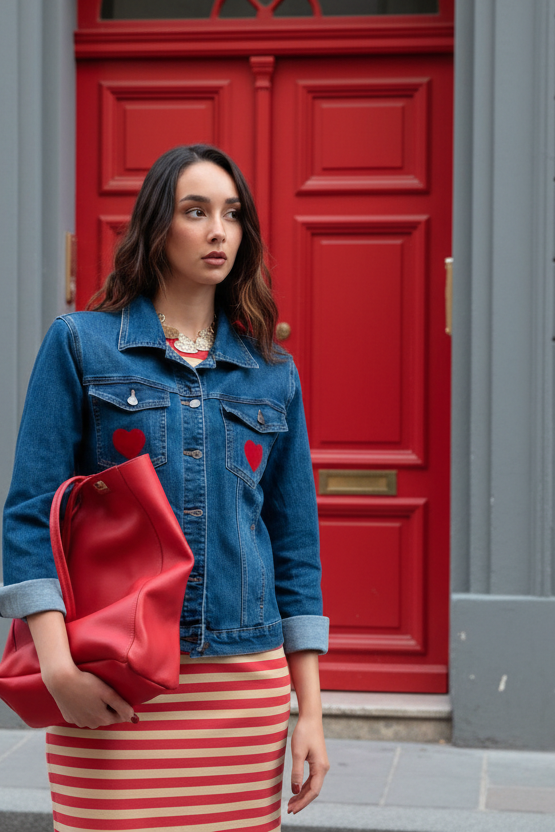 Cazadora Corazón L'Amour