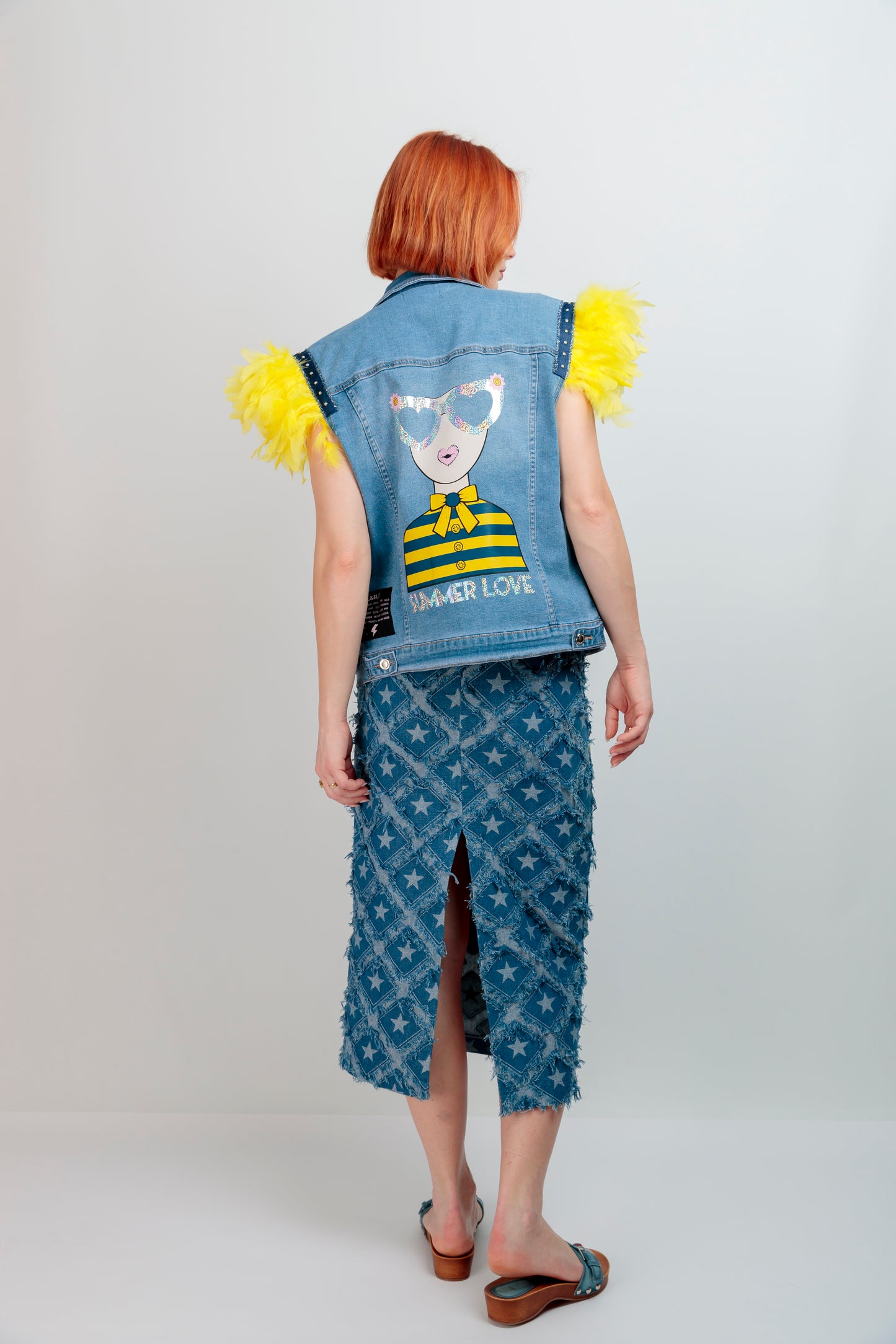 Chaleco Plumas Summer Love