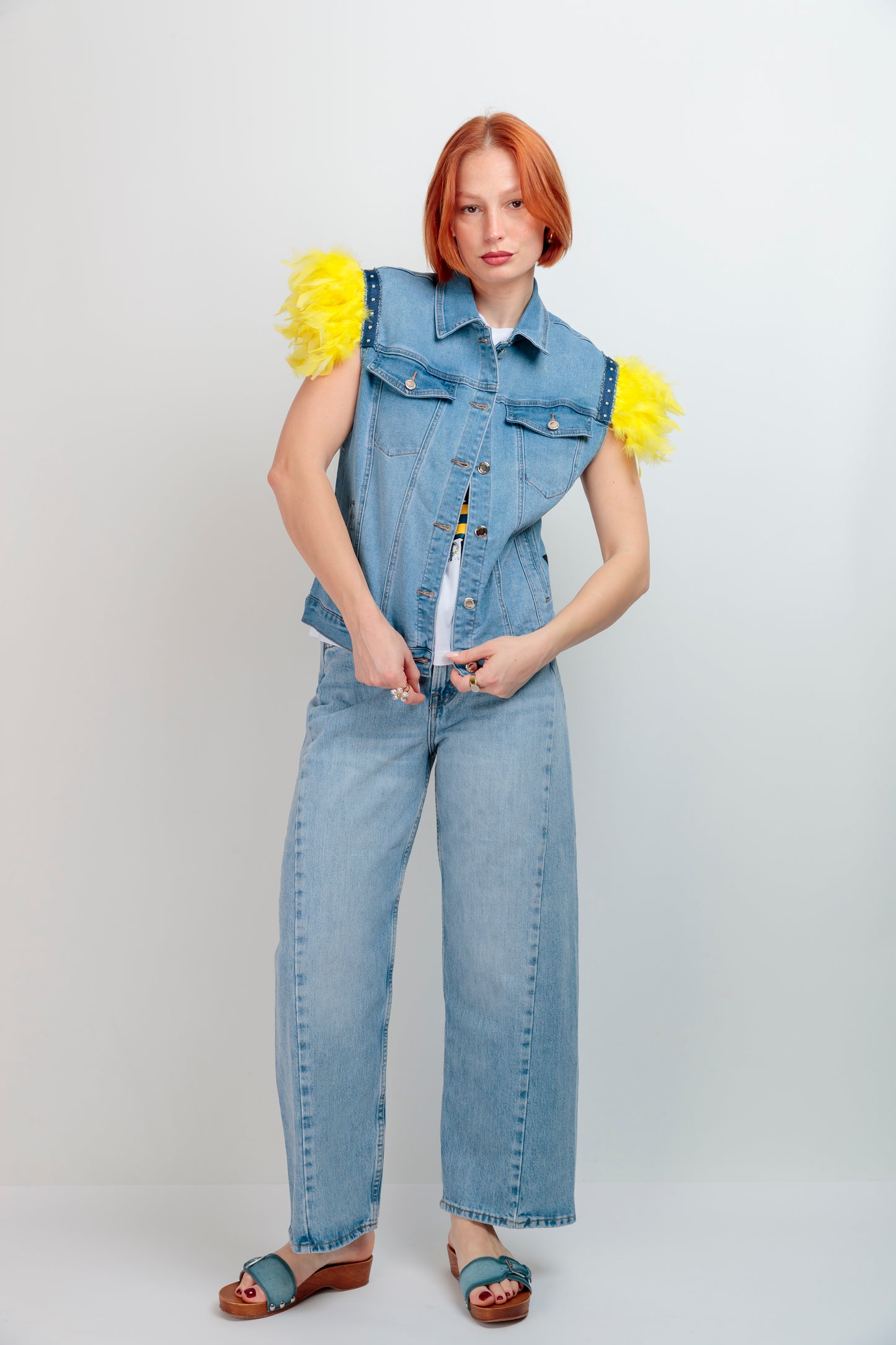 Chaleco Plumas Summer Love