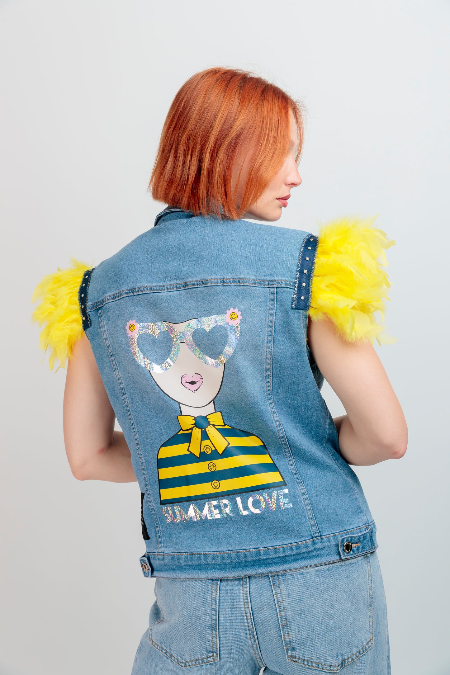 Chaleco Plumas Summer Love