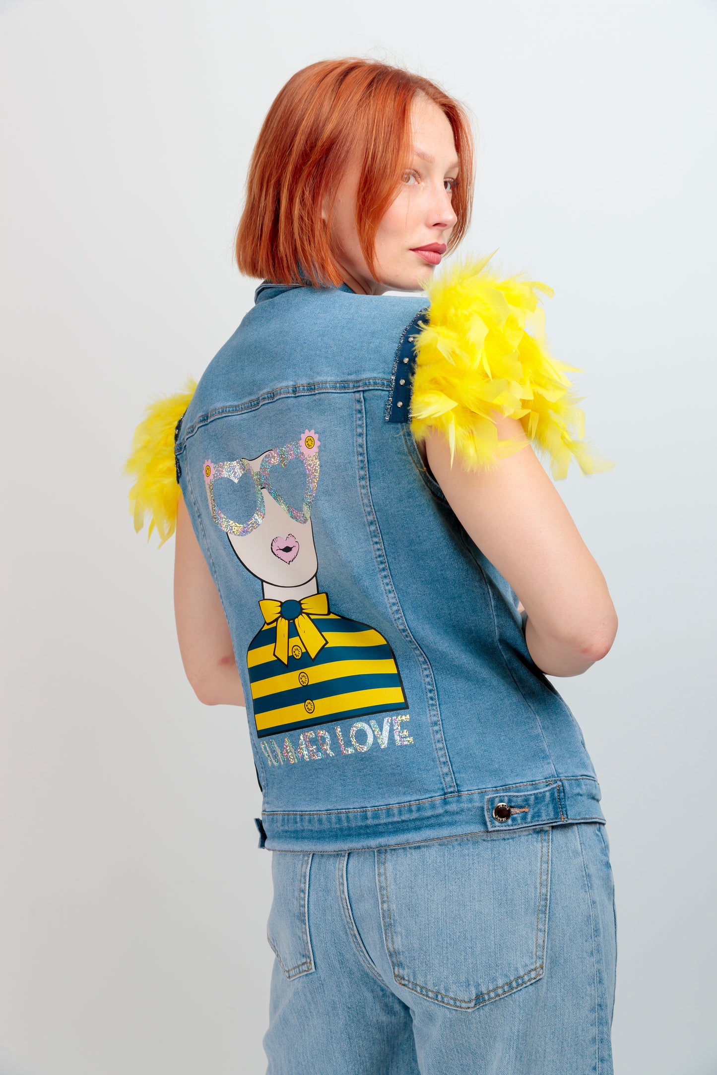 Chaleco Plumas Summer Love