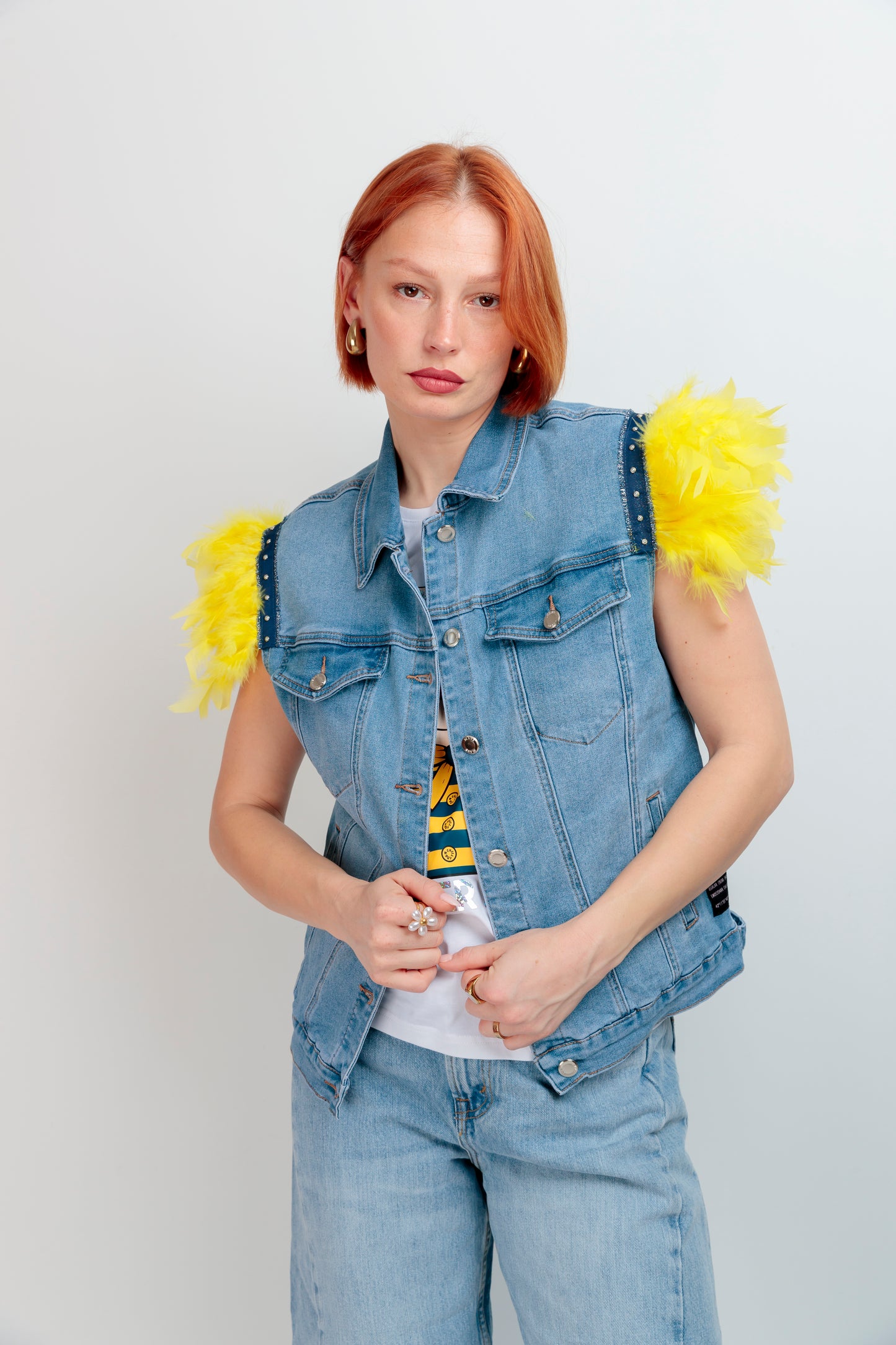 Chaleco Plumas Summer Love