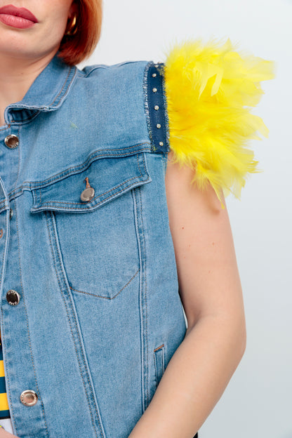 Chaleco Plumas Summer Love