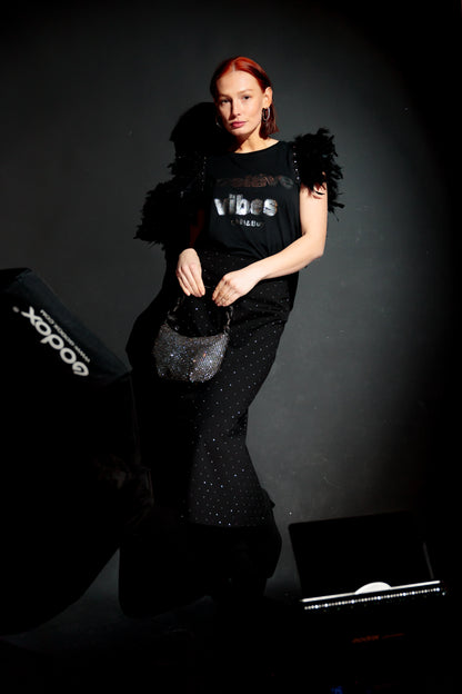 T-shirt Plumes positives