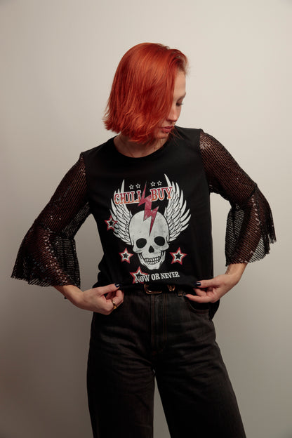 Camiseta Maya Skull Never