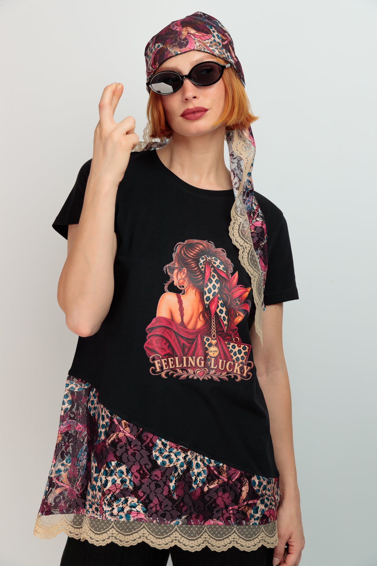 Pañuelo Bandana Estampado Mireya