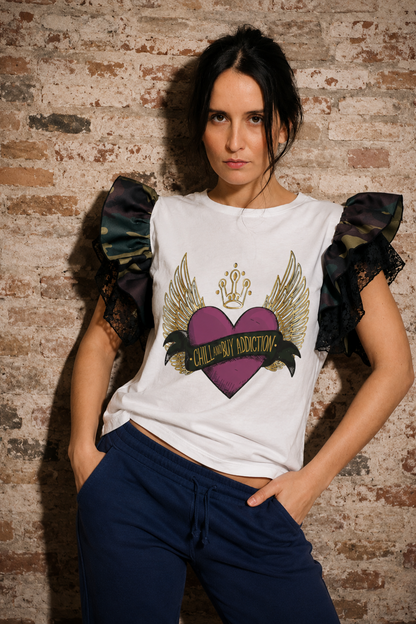 I'm Queen Two Ruffle T-shirt