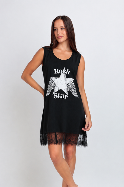 Vestido Dream Rock Star Plata