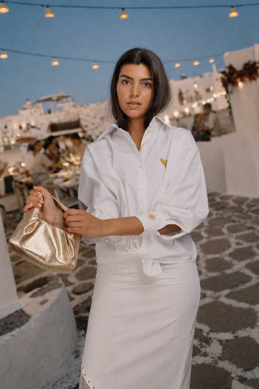 Embroidered Romance Shirt