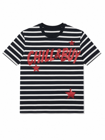 Camiseta Rayas Chill Estrella