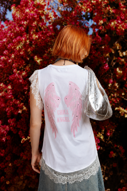 Lace Euphoria Wings T-shirt