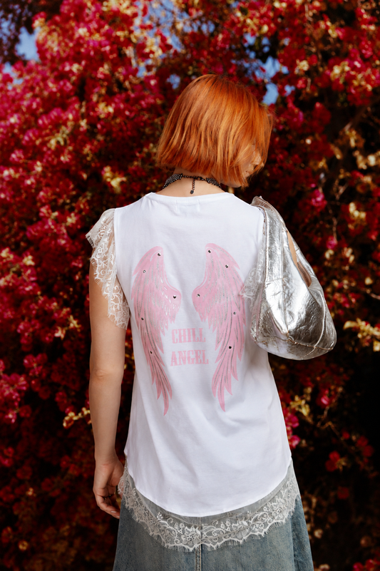 Camiseta Encaje Alas Euphoria