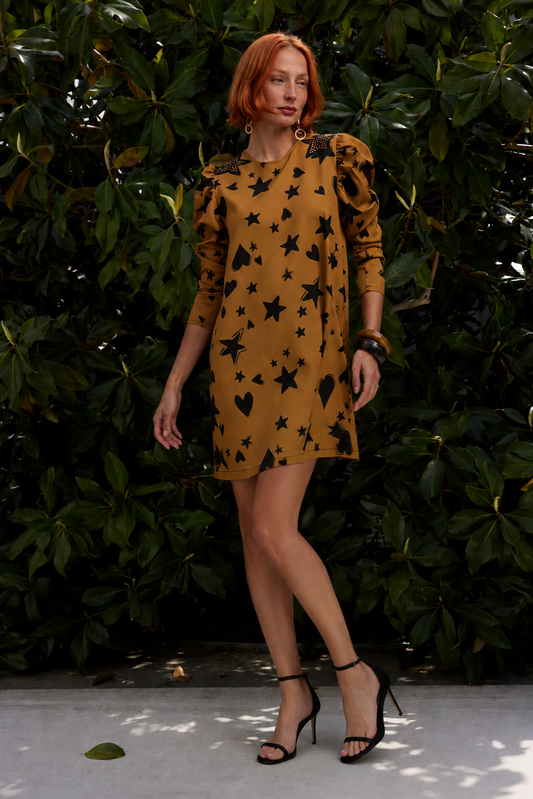Vestido Parches Love Star