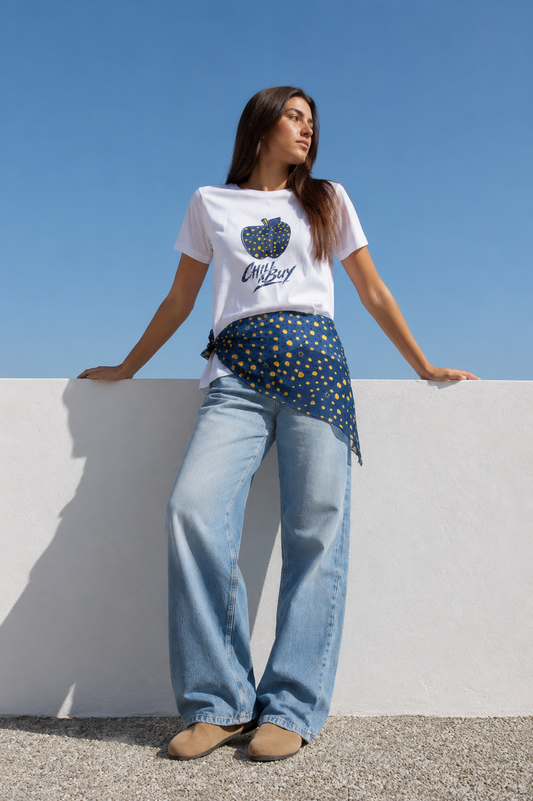 Basic Apple Polka Dot T-Shirt