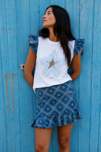 Jupe en jean Blue Star