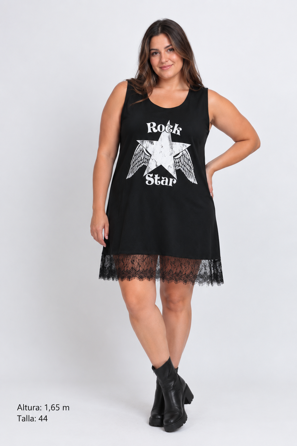 Vestido Dream Rock Star Plata