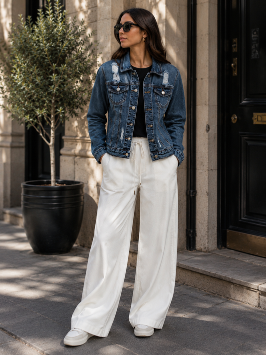 Blouson Fille Pois