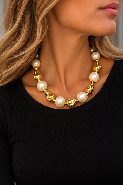 Collar Golden Pearl