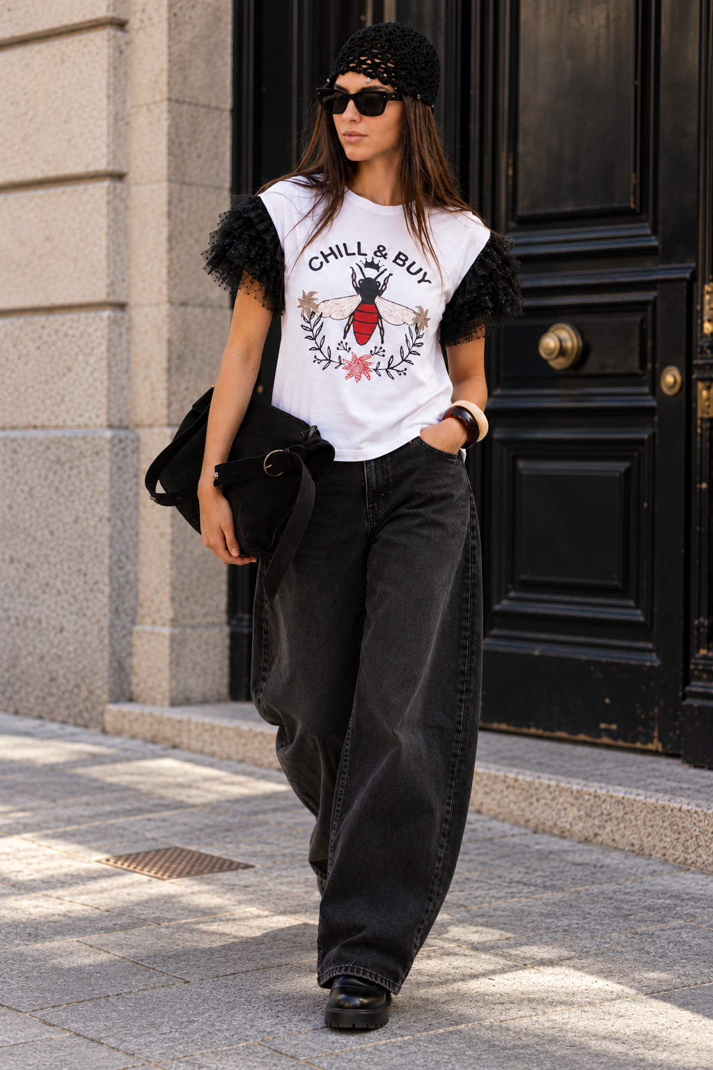 Camiseta Magnolia Abeja Laurel