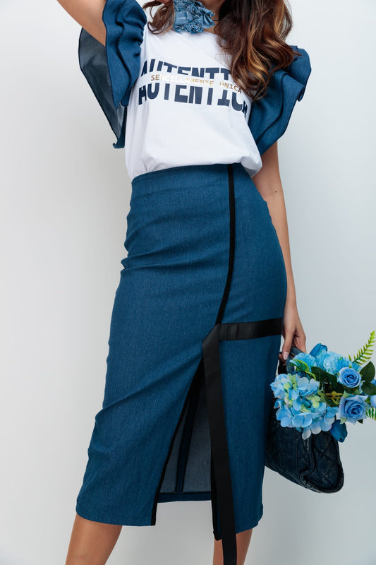 FALDA CINTAS VAQUERA