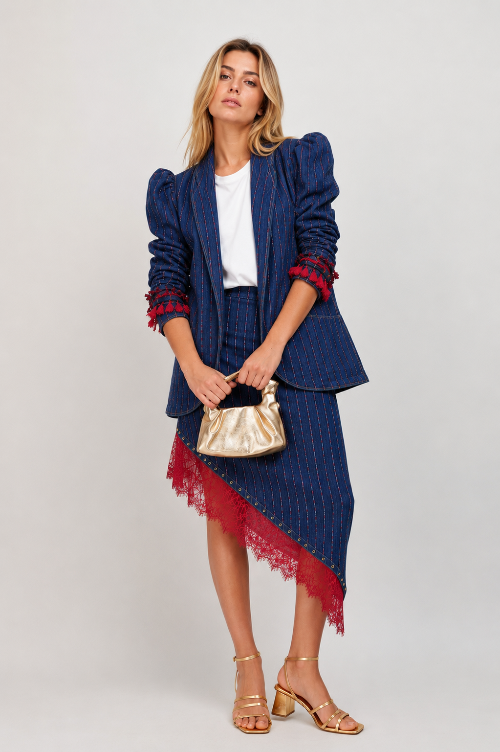 Falda Asimétrica Denim Vibes