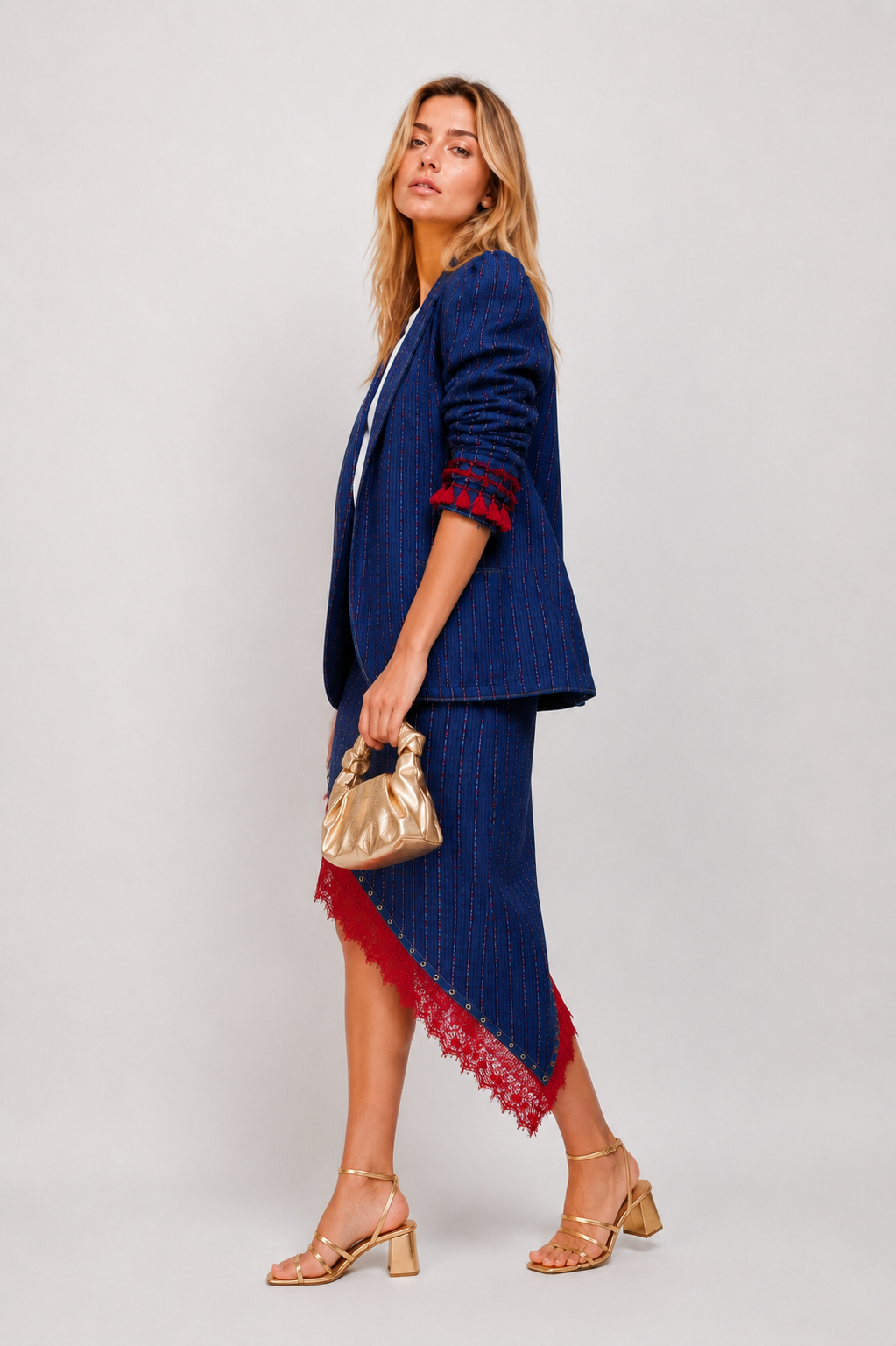 Falda Asimétrica Denim Vibes