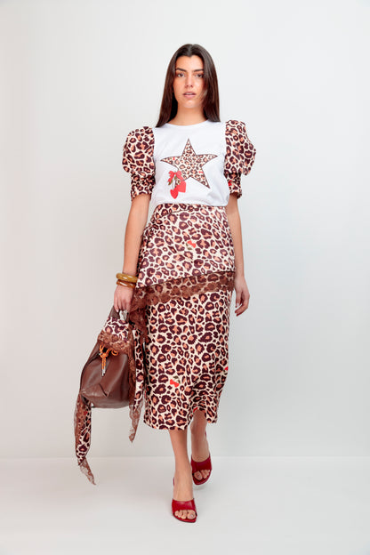 Jupe paréo Cherry Leo