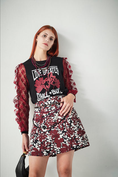 Falda Corta Dots