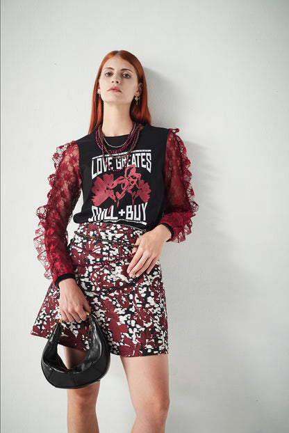 Falda Corta Dots