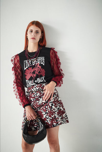 Falda Corta Dots