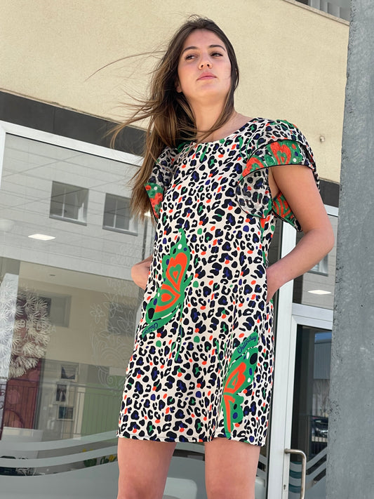 Keira Print Fly Dress