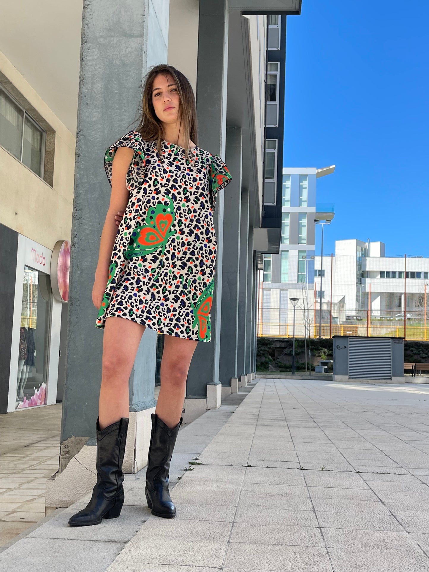 Vestido Keira Print Fly