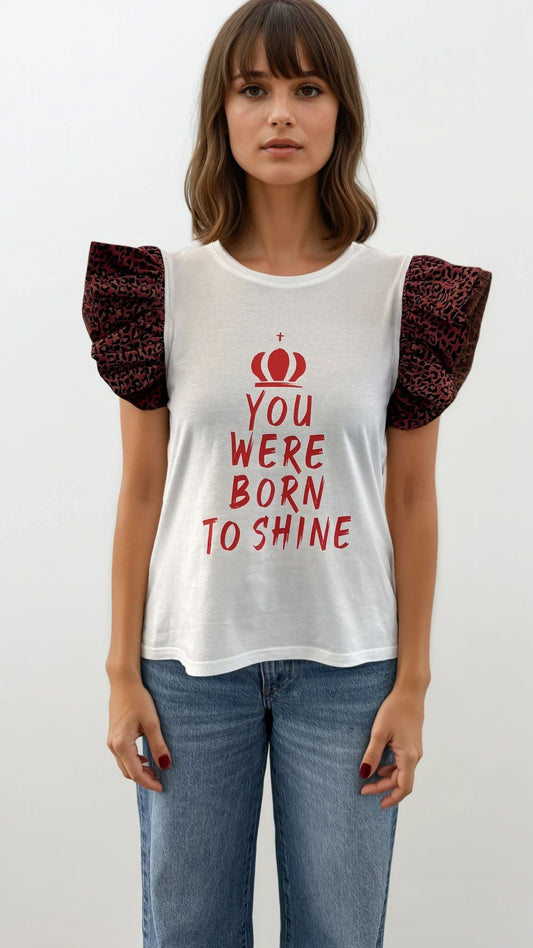 Camiseta Volante Shine