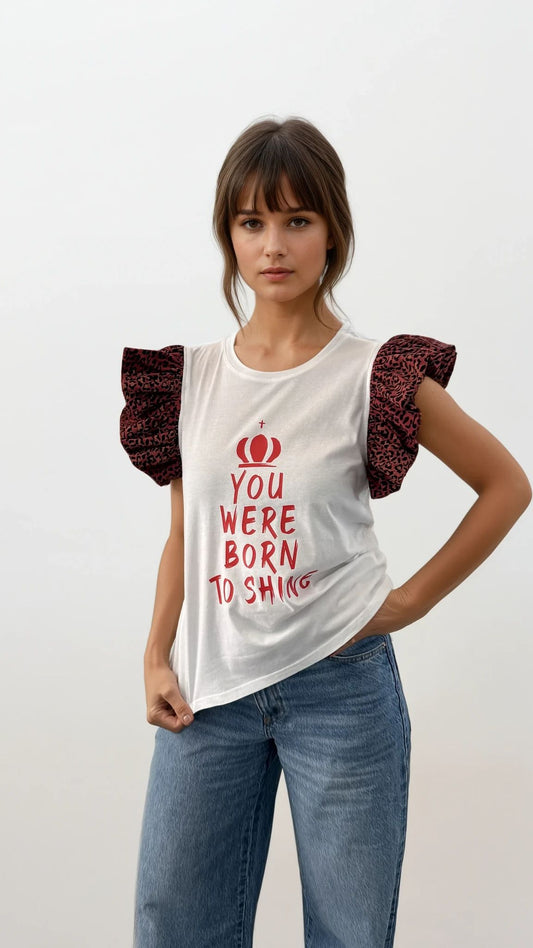 Camiseta Volante Shine