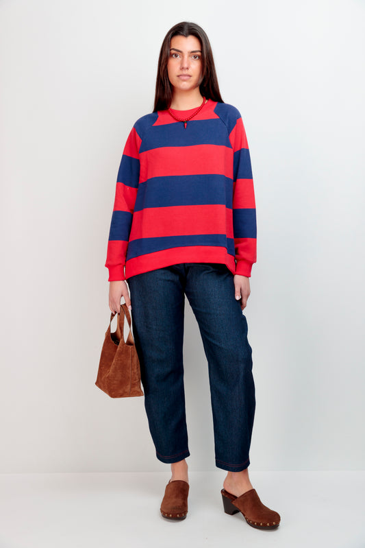 Pantalón Barrel Denim Azul