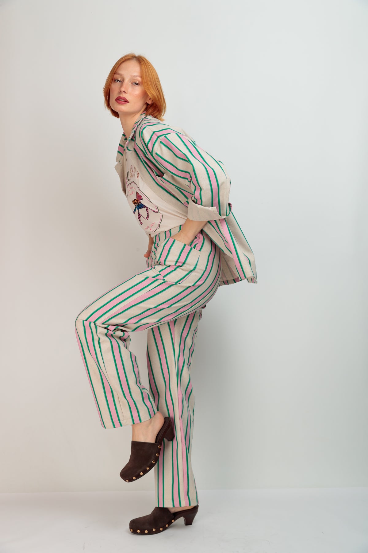 Polka Dot Pocket Pants