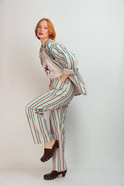 Polka Dot Pocket Pants