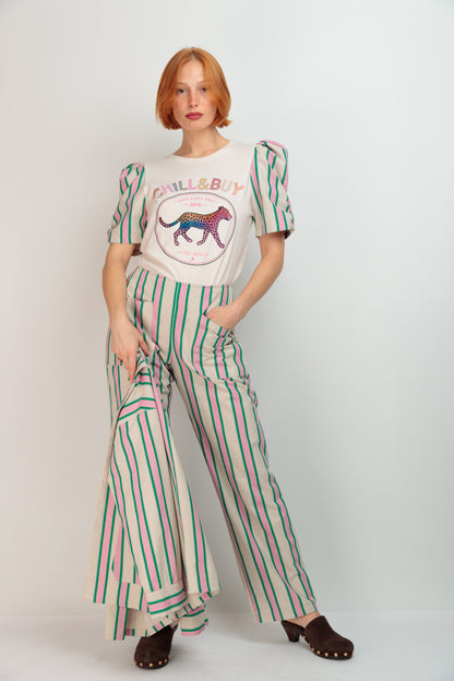 Polka Dot Pocket Pants