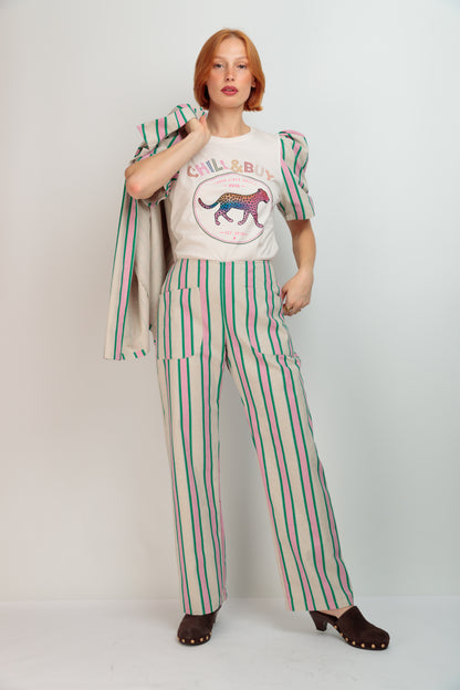 Polka Dot Pocket Pants