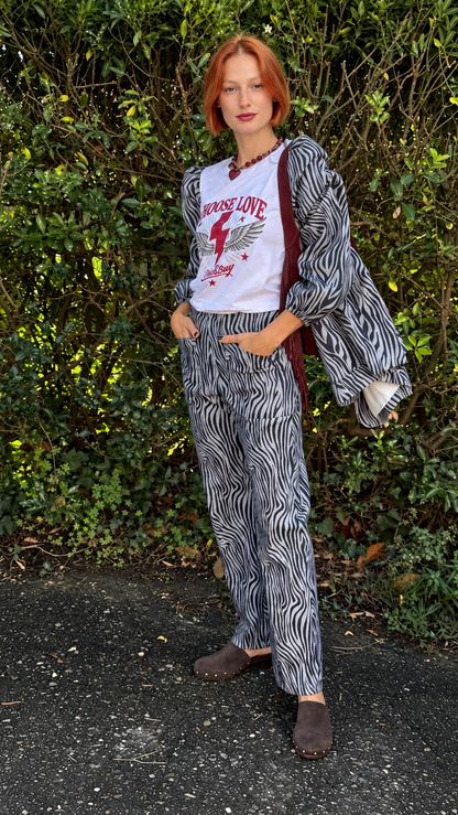 Pantalón Denim Zebra
