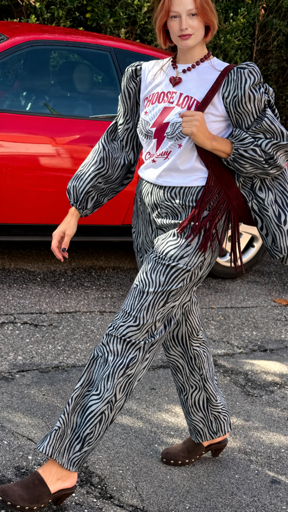 Pantalón Denim Zebra